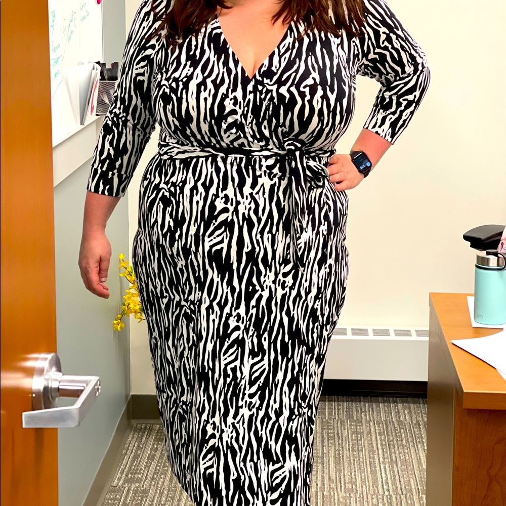 NWT Diane Von Furstenberg ICONIC Wrap Dress Plus